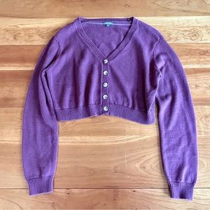 Wild Fable Cropped Button Down Cardigan Sweater